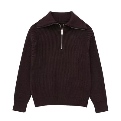 MARINA Striped Knit Sweater