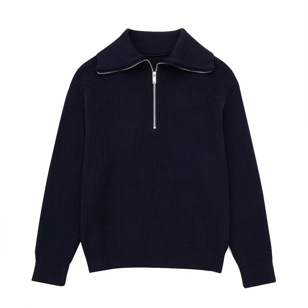 MARINA Striped Knit Sweater