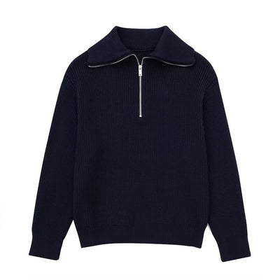 MARINA Striped Knit Sweater