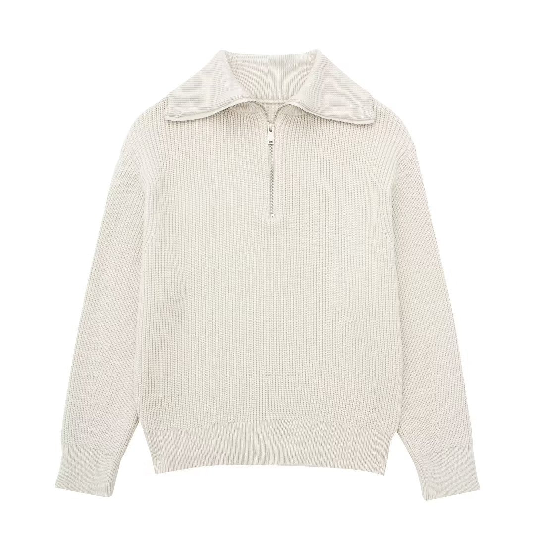 MARINA Striped Knit Sweater