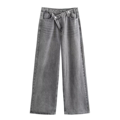 Izzy | Overlapping Waistband Jeans