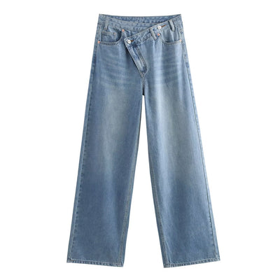 Izzy | Overlapping Waistband Jeans