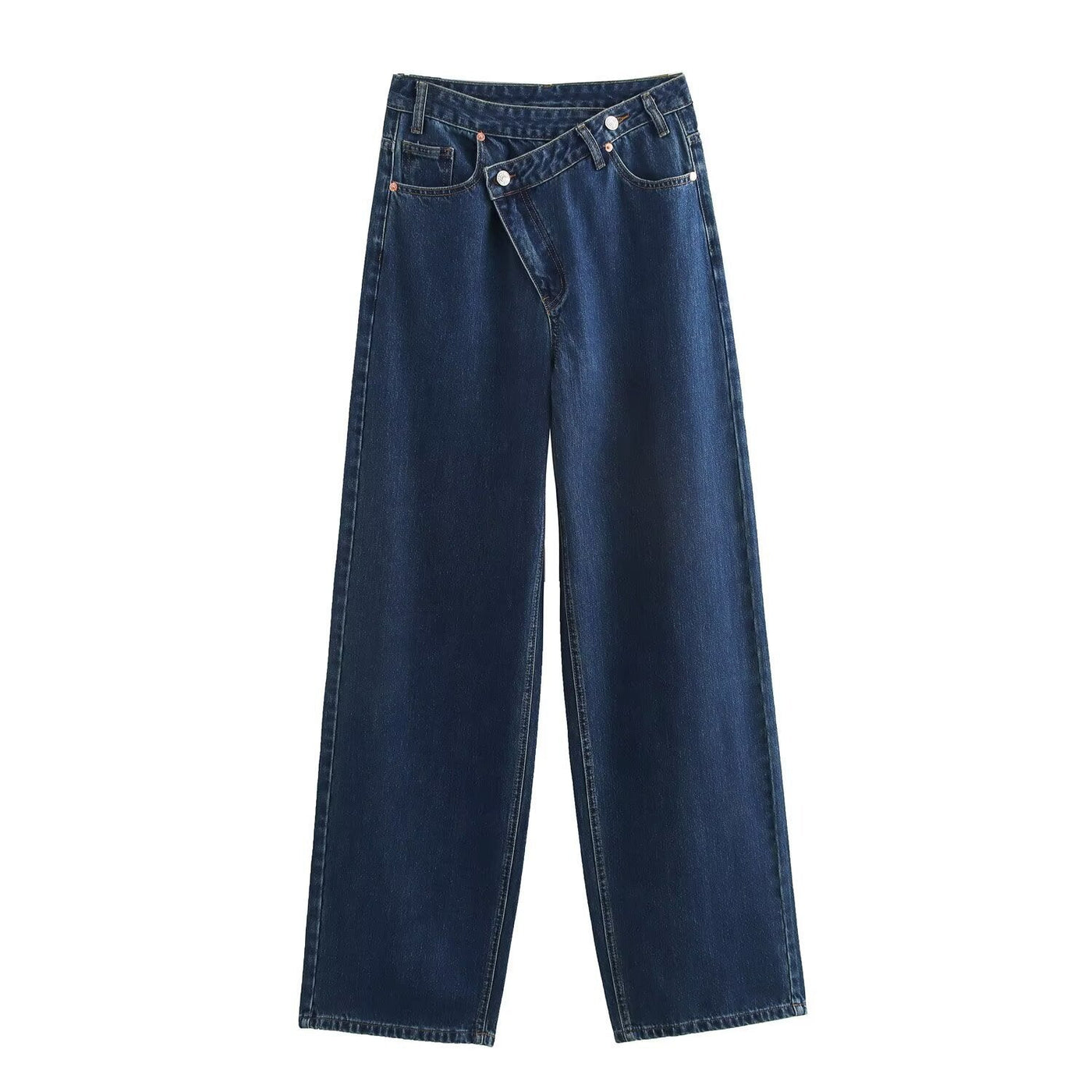 Izzy | Overlapping Waistband Jeans