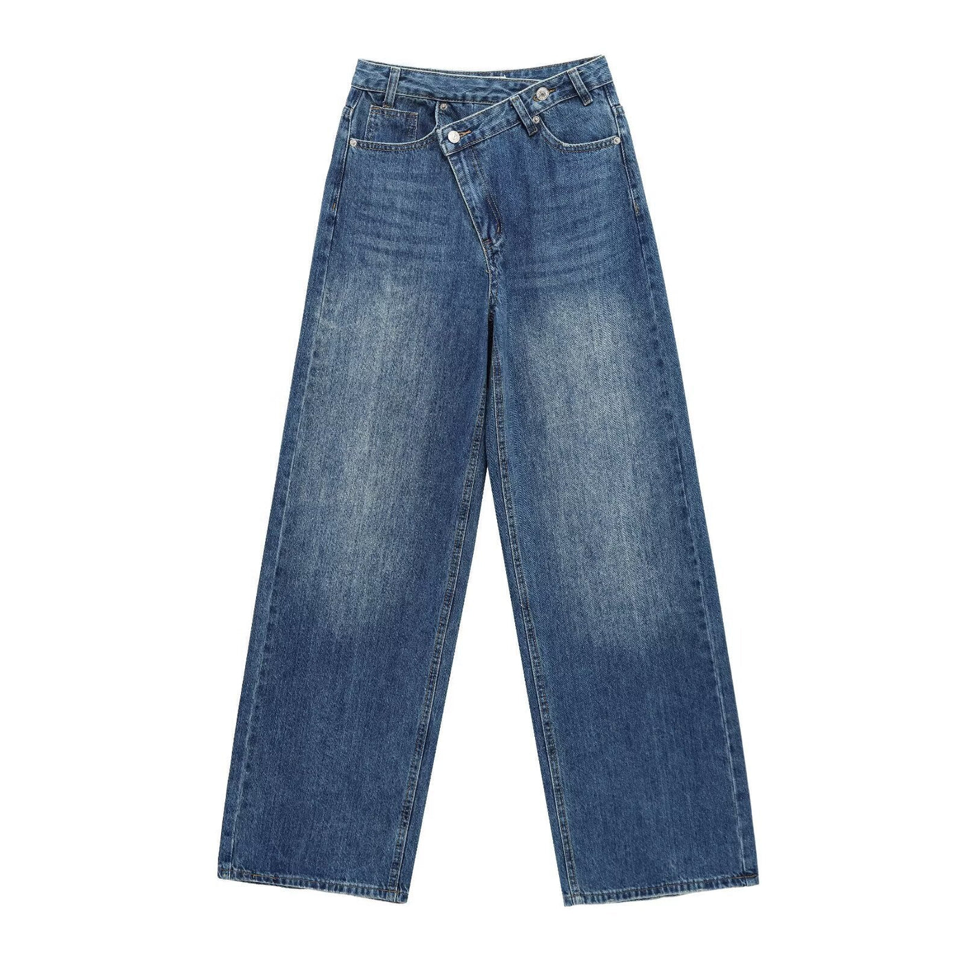 Izzy | Overlapping Waistband Jeans