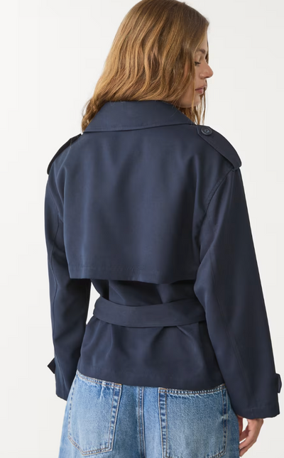 Cropped Navy blazer